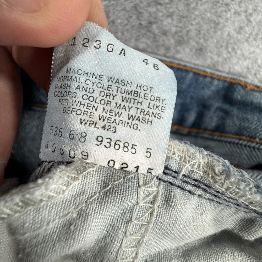 Vintage Levi's Orange Tab 509 Jeans Men's 42x30 (Fits 40x29) Made in USA